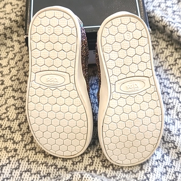 Madison Girl II Rainbow Glitter Slip On Sneakers Size   8 - Picture 8 of 8